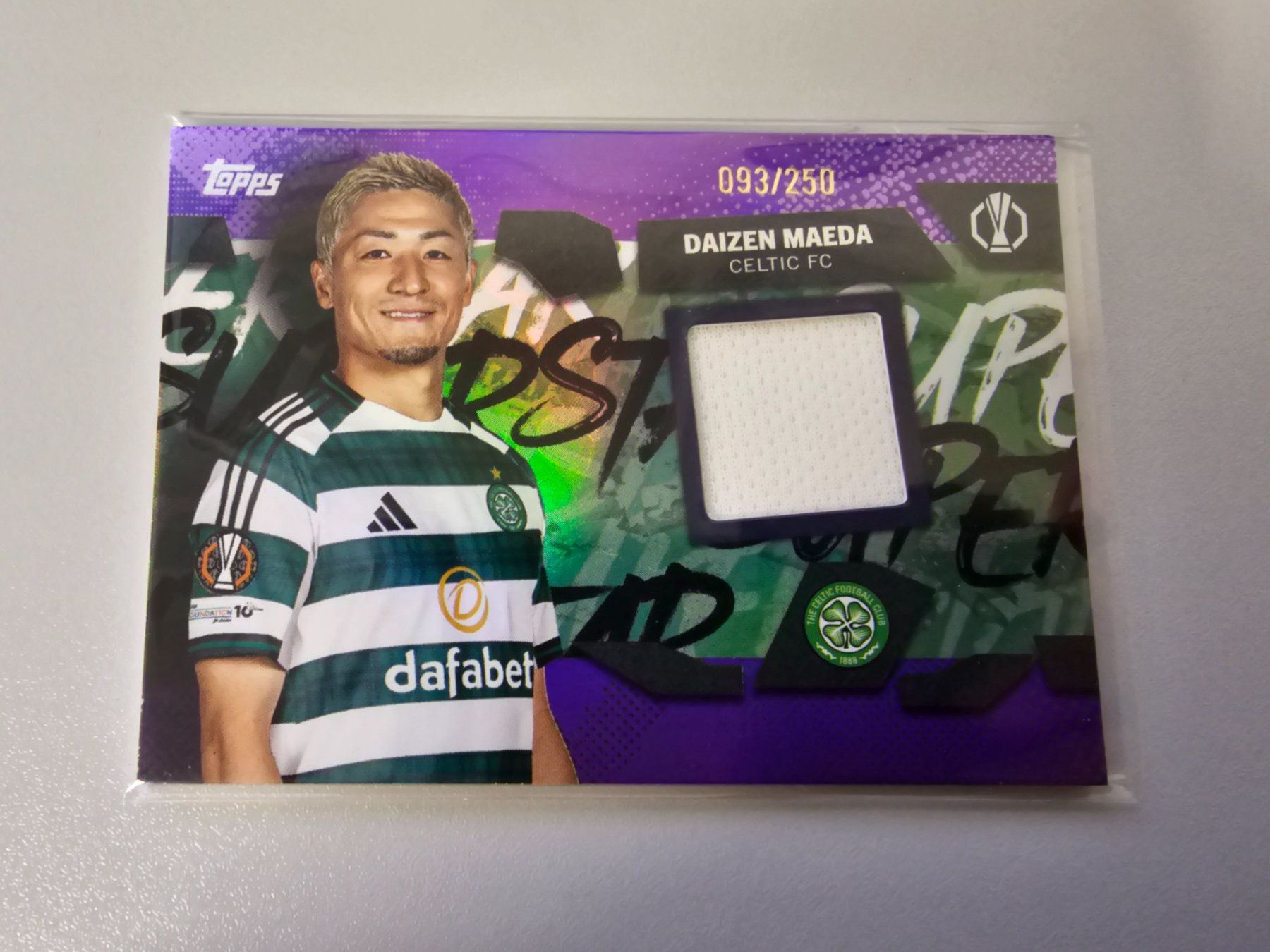 Topps Sammelbilder & Trading cards: 25-26 Topps UEFA Club Comp Jersey/250 MAEDA Celtic FC – Gebraucht aus Arth von Web_air1