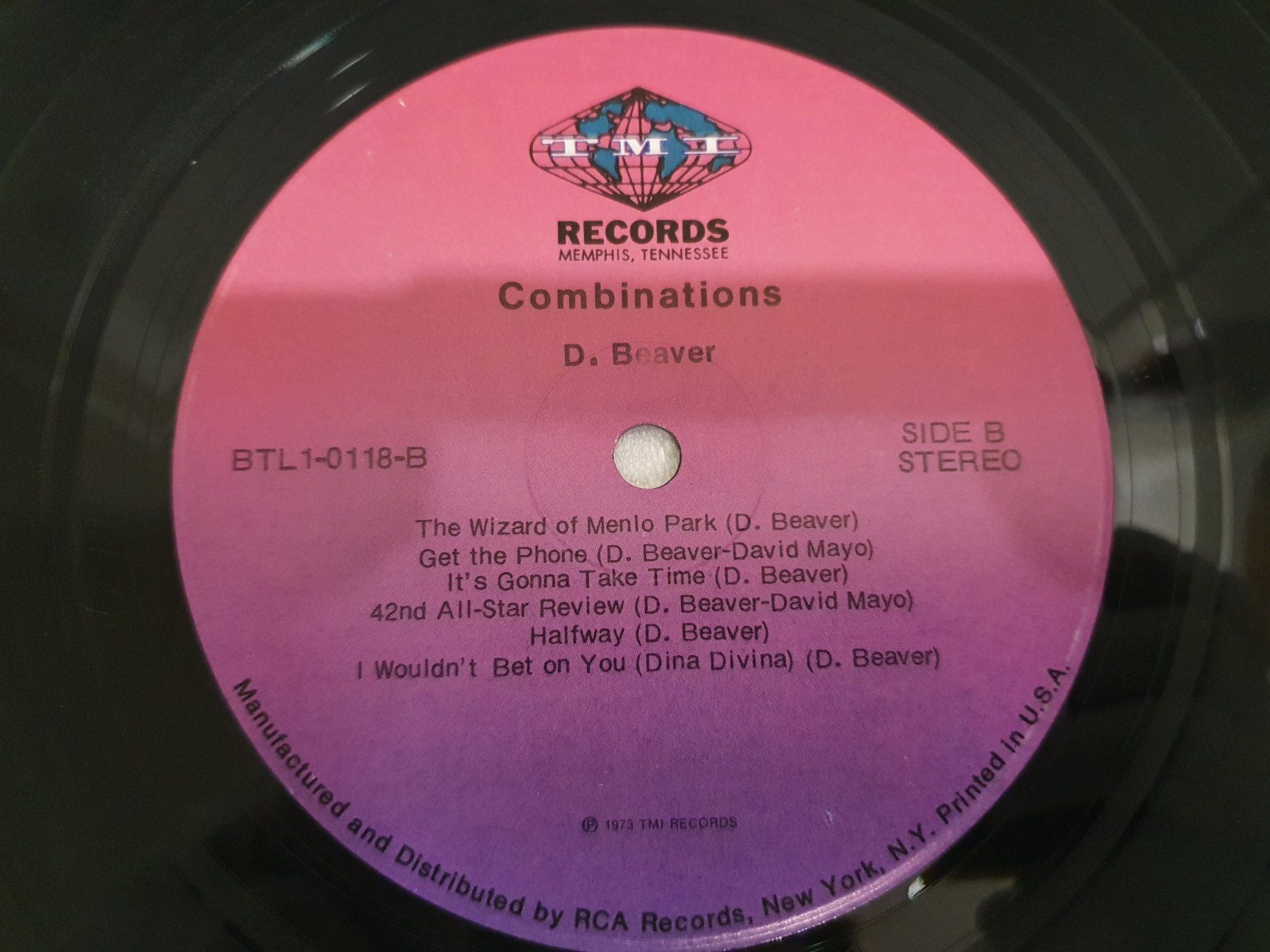Dischi in vinile: D. Beaver – Combinations – Usato da Uster venduto da Vinyl-Leidenschaft 7