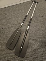 Bootspaddel Set zwei Stk. Aluminium gute Zustand