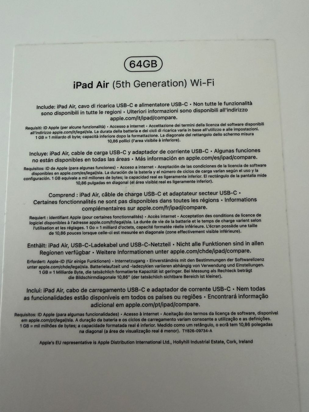Apple Tablet PC: iPad Air 5. Gen. 64 GB Space Grau + Magic Keyboard – Usato da Locarno venduto da redwingsdetroit 4
