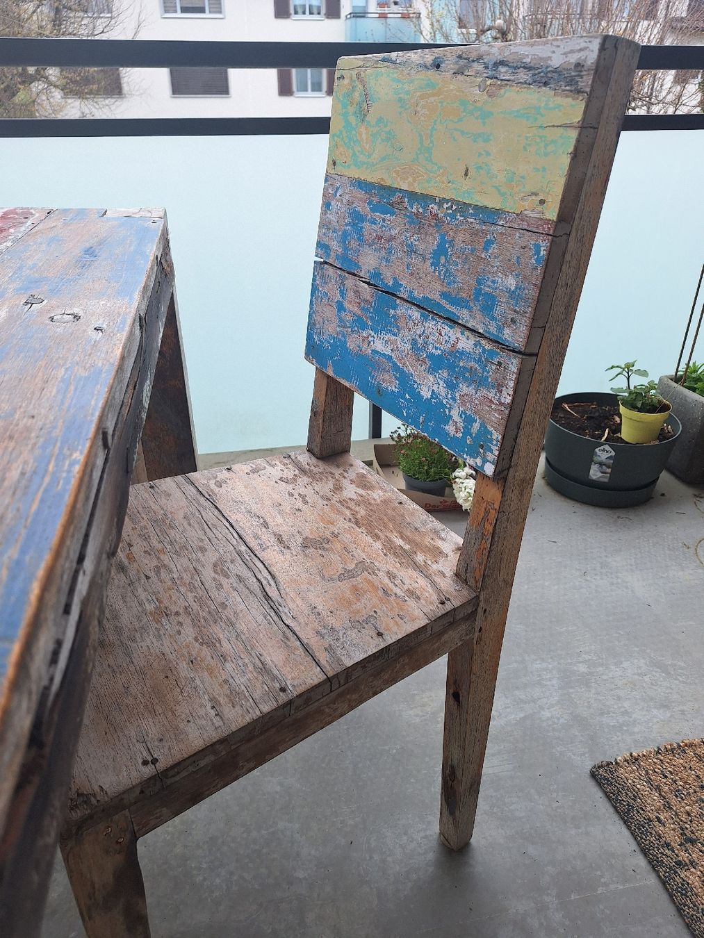 Tavoli: Stylischer Gartentisch mit 3 Stühlen von Ploss – Usato da Schlieren venduto da tob.kur 2