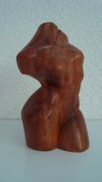 Holzskulptur Akt Torso Vitrinenmodell aus Kuba