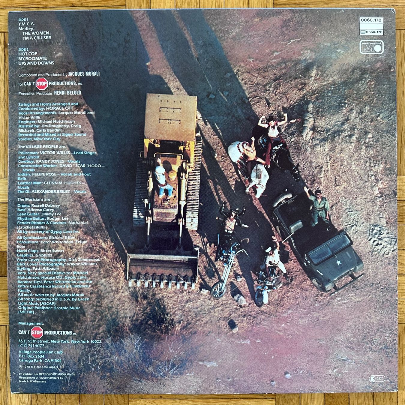 Dischi in vinile: LP - Village People - Cruisin' – Usato da Breganzona venduto da Onairda75 1