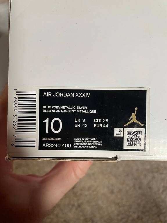 Scarpe per ragazzi: Air Jordan 34 Blue Void – Nuovo e nell'imballaggio originale da Wald ZH venduto da DanianK 1