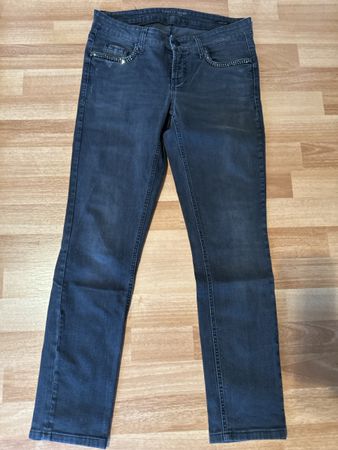 Cambio Jeans modern rise schwarz einf. Bundweite ca. 38 cm