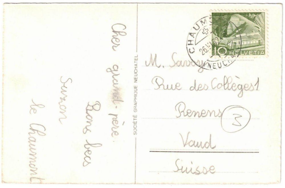 Cartes postales: Chaumont - Standseilbahn – D'occasion à Binningen par Mountainrider 1