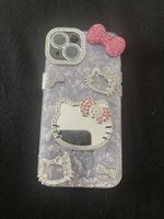 Glitzer Hello Kitty Handyhülle iPhone 13  Schutzhülle