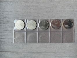 Pièces commémoratives 700 ans Confédération Suisse