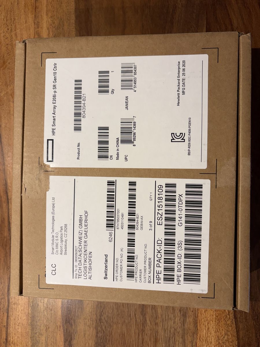 Server: E208i-P SR Gen 10 Controller in OVP – Nuovo (secondo la descrizione) da Würenlos venduto da Ratanga-Junction 4