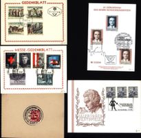 AT SUPER Gedenkblätter FDC etc (F629)