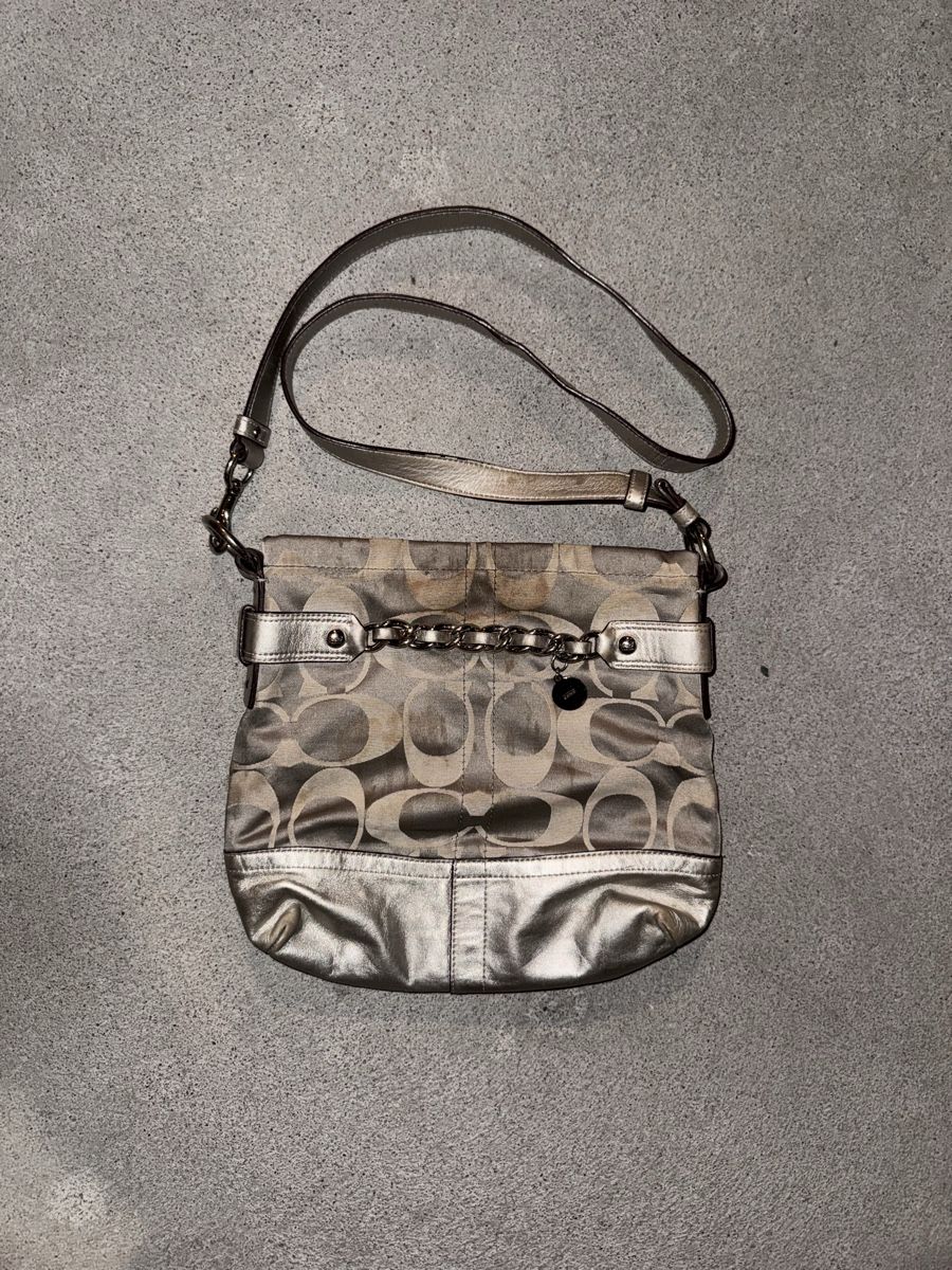 Coach Taschen für Damen: vintage coach bag silver   – Gebraucht aus Oberhofen Thun'see von 61archive