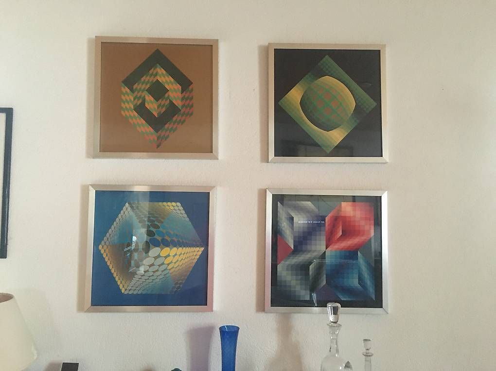 Foto & Immagini: Tableaux Victor Vasarely  – Usato da Enges venduto da Guarajuba01