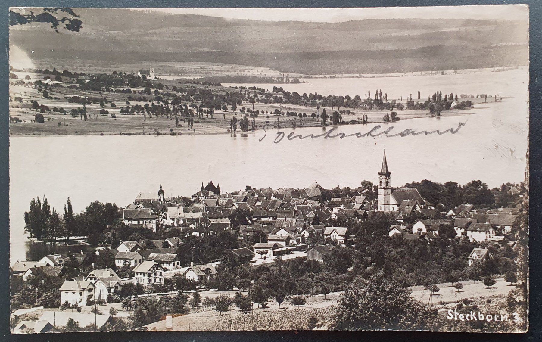 Cartoline postali: Steckborn 1923 – Usato da Kreuzlingen venduto da Rschweiz1