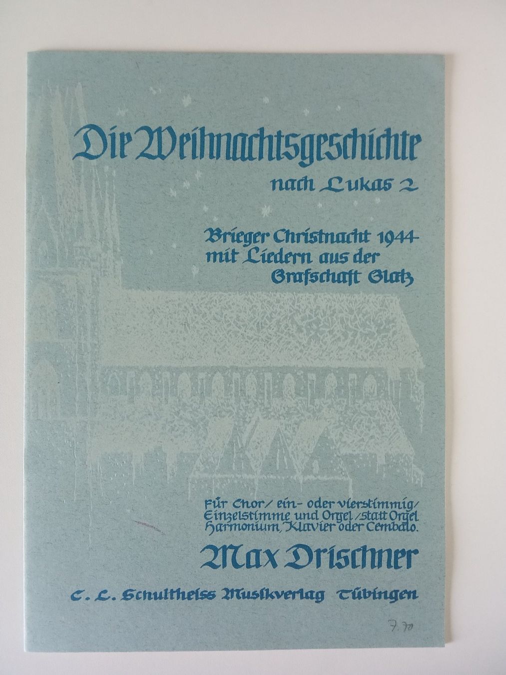 Libri: Max Drischner: Die Weihnachtsgeschichte (Partitur) – Nuovo (secondo la descrizione) da Bilten venduto da Bora3