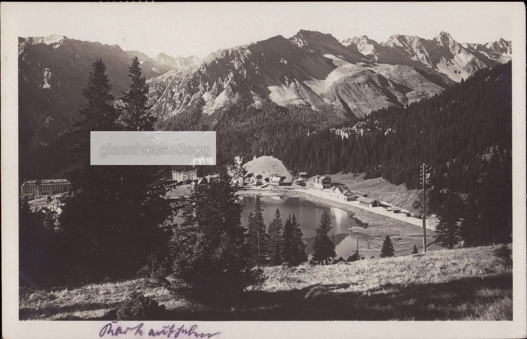 Cartoline postali: AK 1925 Arosa Obersee u. Bahnhofquartier – Usato da Eggersriet venduto da glasshouse3egg