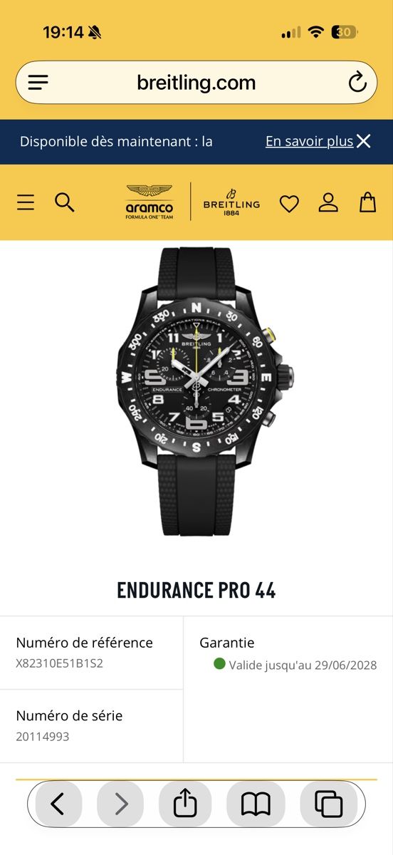 Breitling Montres: Breitling endurance Pro comme neuve – Neuf (Voir description) à Sion par Johan8899 7