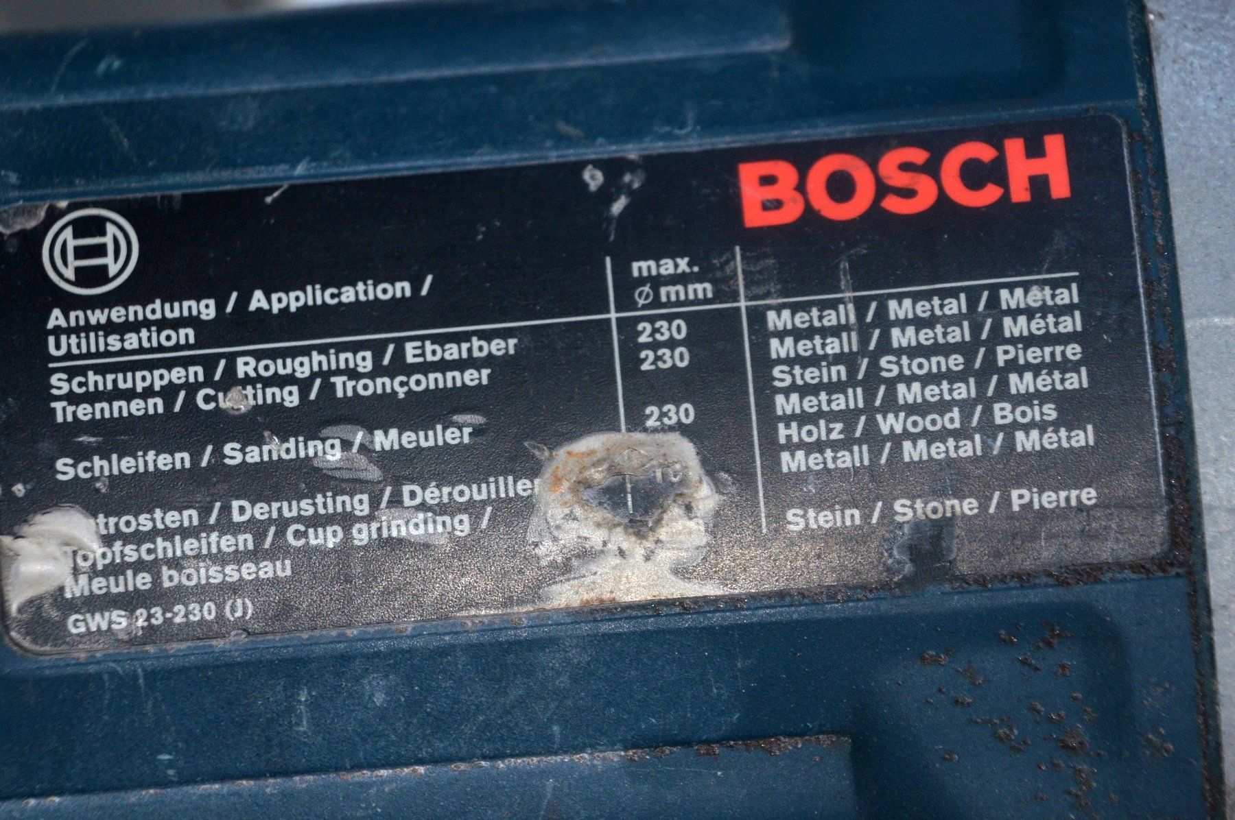 Bosch Tutti gli attrezzi: Bosch Winkelschleifer /  meuleuse d'angle – Usato da Collonges venduto da arashee 3