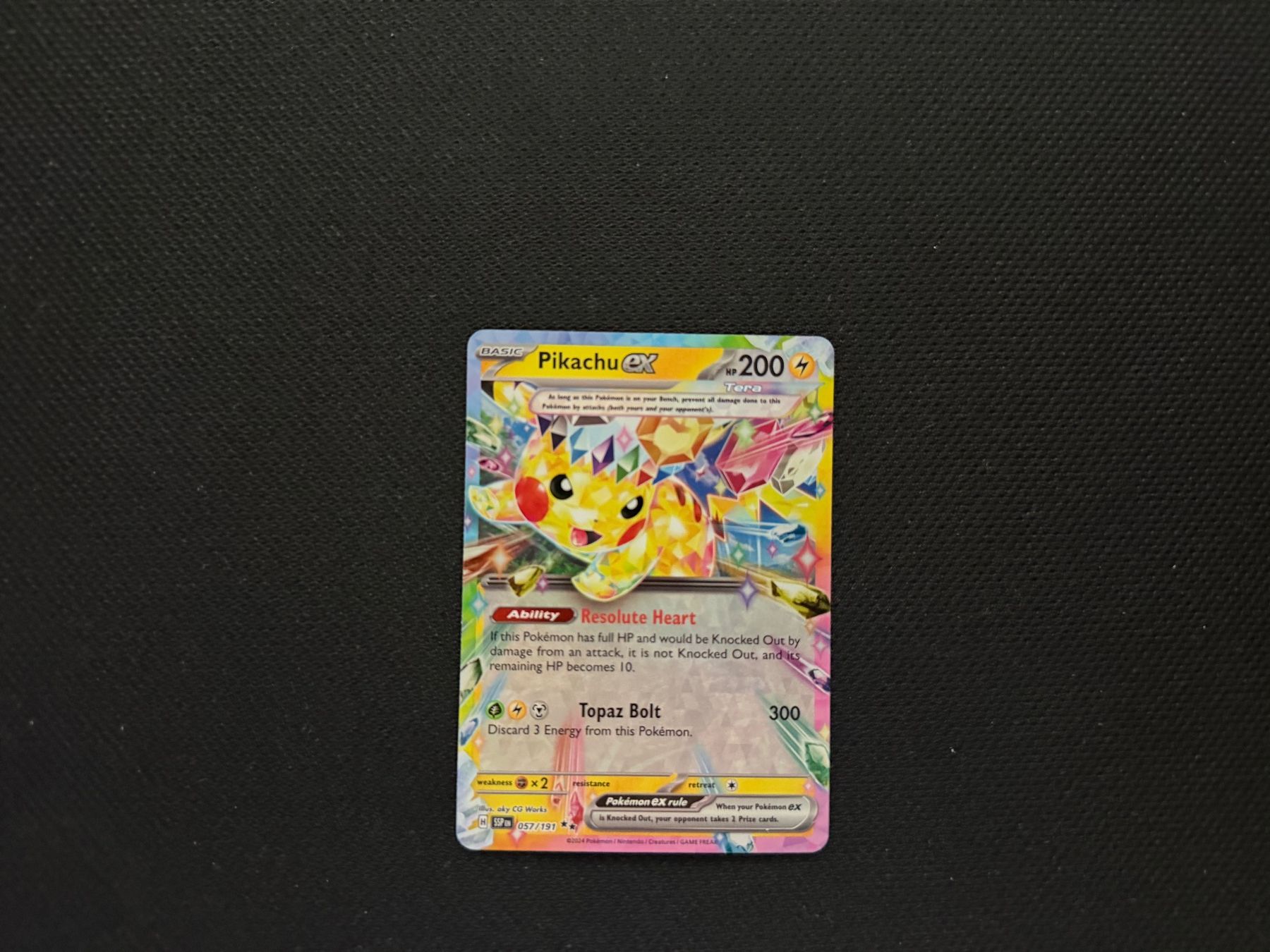 Pokémon Cartes à collectionner: Pikachu ex 057/191 – D'occasion à Zürich par mountainwizard00