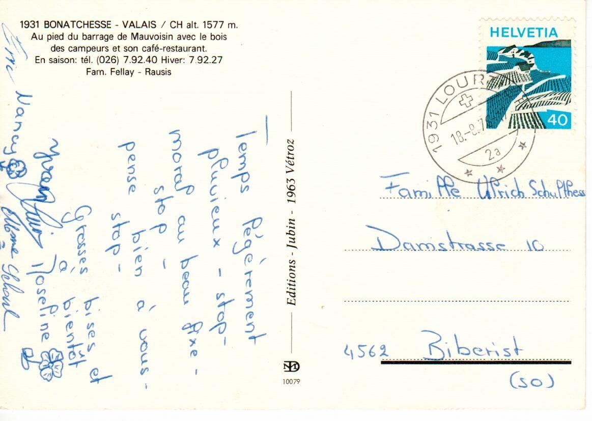 Cartes postales: Bonatchesse – D'occasion à Wolhusen par Curver9 1