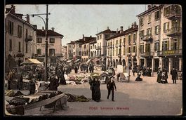 AK Locarno, Mercato, Partie am Markttag
