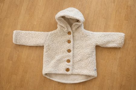 FRAUWPUNKT Baumwoll-Teddyjacke Gr. 74/80