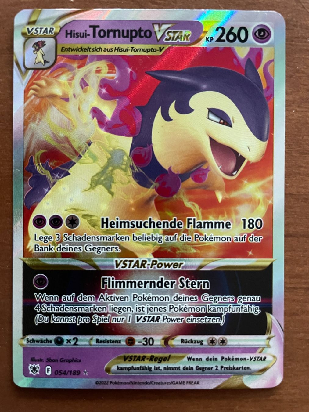 Pokémon Carte collezionabili: Pokemon Hisui-Tornupto VSTAR (Versand gratis) – Nuovo (secondo la descrizione) da Chur venduto da Angerson