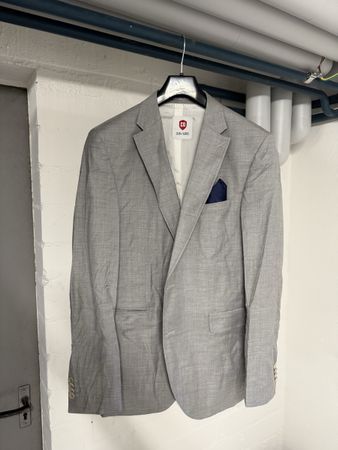 Herren Anzug Jackett Club of Gents Lounge hellgrau Grösse 50