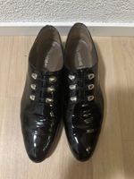 XSA - Halbschuhe - Lackleder/schwarz/Gr. 41 - Made in Italy