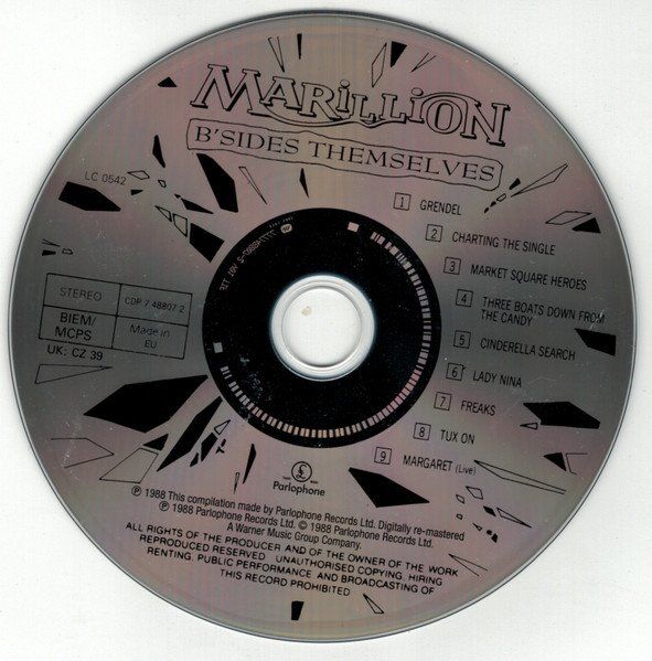 CD: Marillion – B'Sides Themselves – Usato da St.Gallen venduto da jalamusic 2