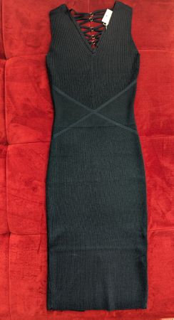 Neu! Elegantes Dunkelblaues Kleid.