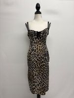 enges Leo Kleid, Grösse XS Tràgerkleid Satin Vintage y2k