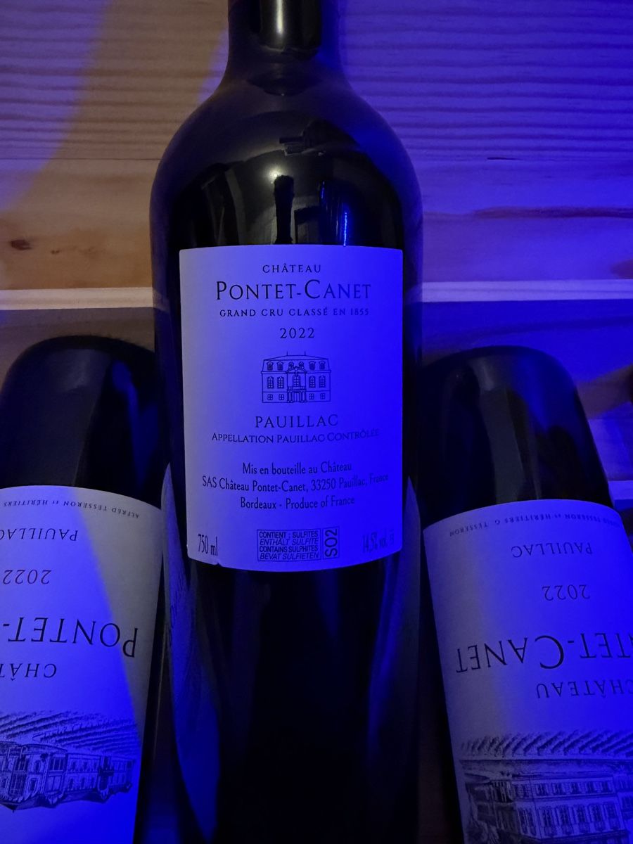 Pontet-Canet  Vino: Château Pontet-Canet 2022 OHK – Nuovo e nell'imballaggio originale da Heitenried venduto da Tannenbaum25 3