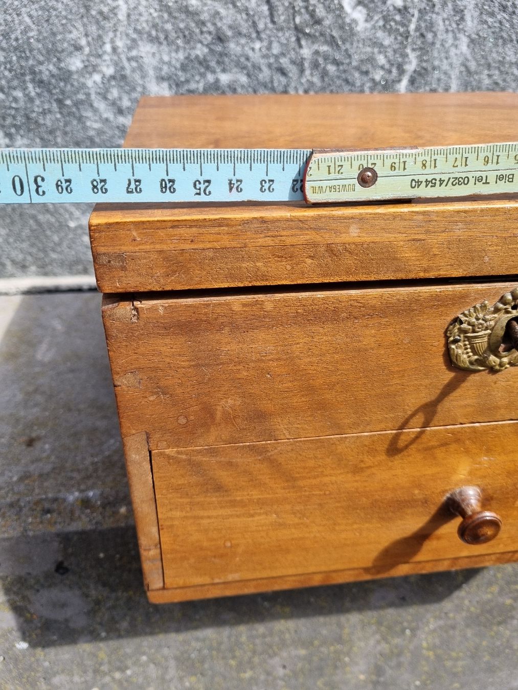 Barattoli: Alt storage box holz nussbaum 1900 – Usato da Ostermundigen venduto da vintage60 3