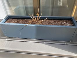 3x Herstera Metal Planter Balcony 100 x 25 x 25 cm