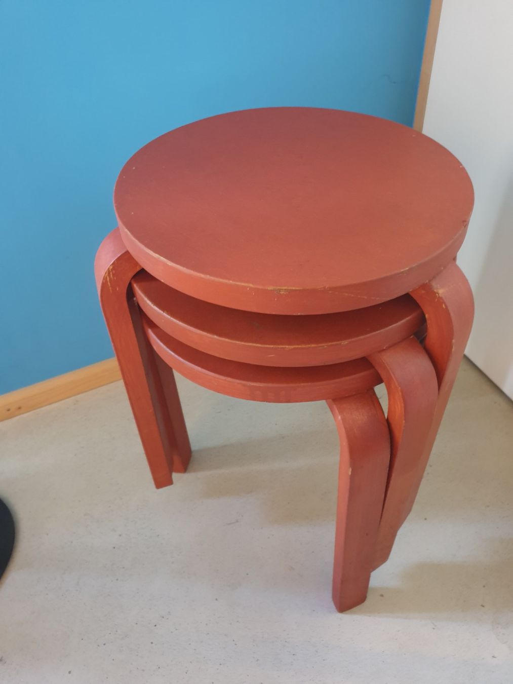 Aalto Sgabelli: Sehr alte Alvar Aalto Hocker – Usato da rebstein venduto da spacy73 4