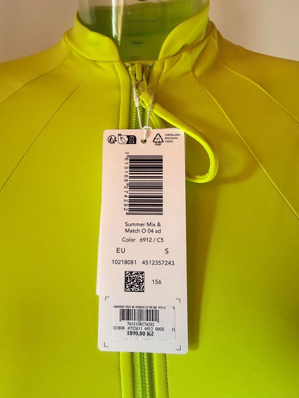 Triumph Costumi da bagno & Bikini: TRIUMPH, Badekleid Langarm SUMMER Mix & Match, Gr. S, Neonge – Nuovo e nell'imballaggio originale da Rudolfstetten venduto da gst_g7xl 1