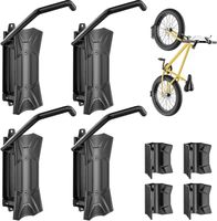 4er Set Fahrrad-Wandhalterung schwenkbar bis 35 kg