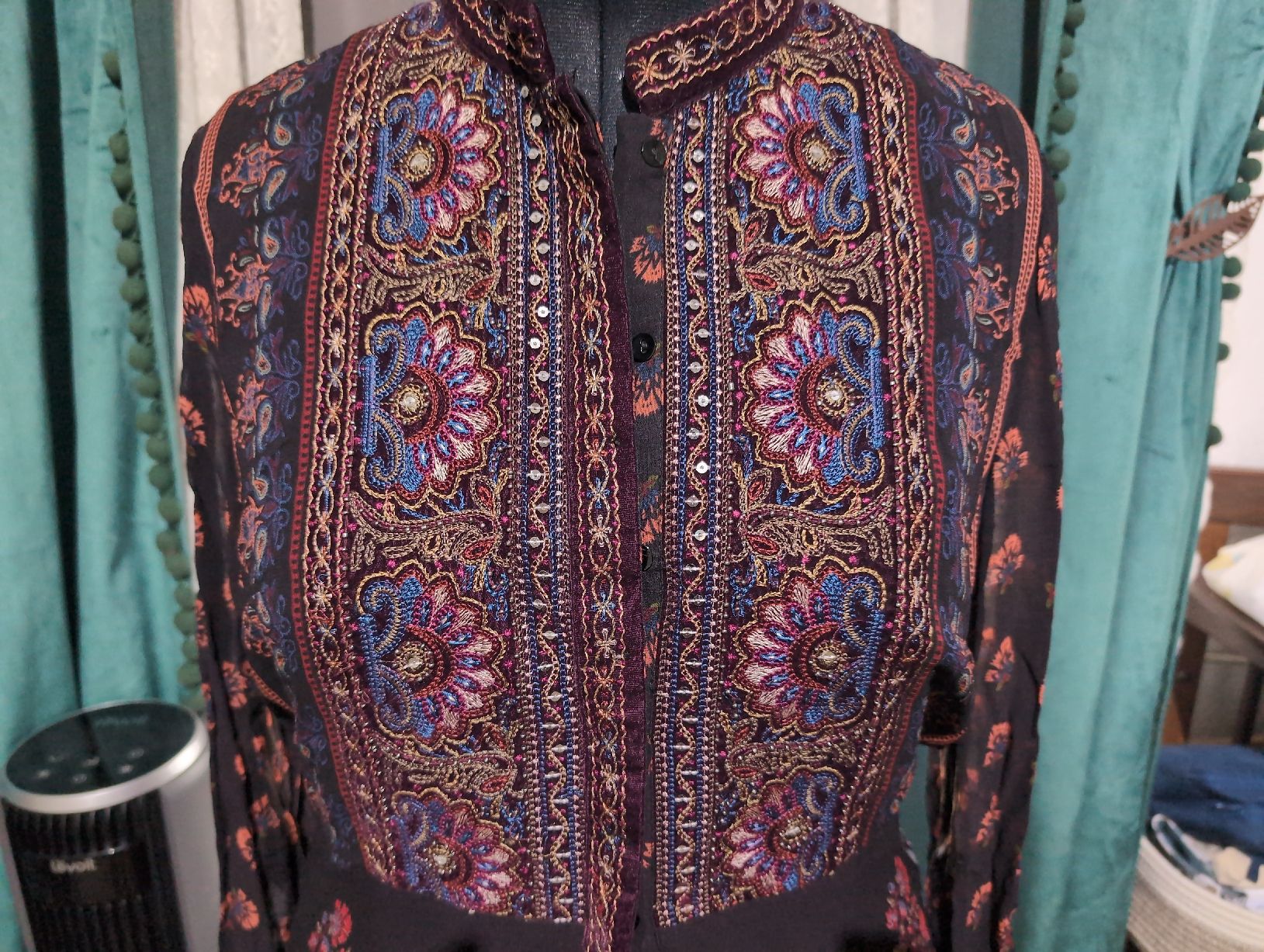 Zara Blusen: Wunderschöne Boho Bluse mit Stickerei, XL – Gebraucht aus Busswil BE von MissMuffin 1