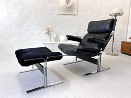 Vintage Loungesessel und Ottomane - Richard Hersberger