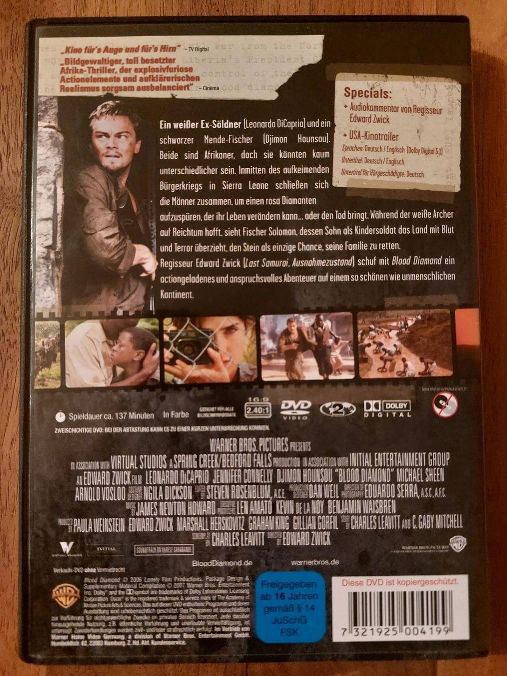 Tous les DVDs: DVD - Blood Diamond – D'occasion à Rheinfelden par FilmAuktion 1