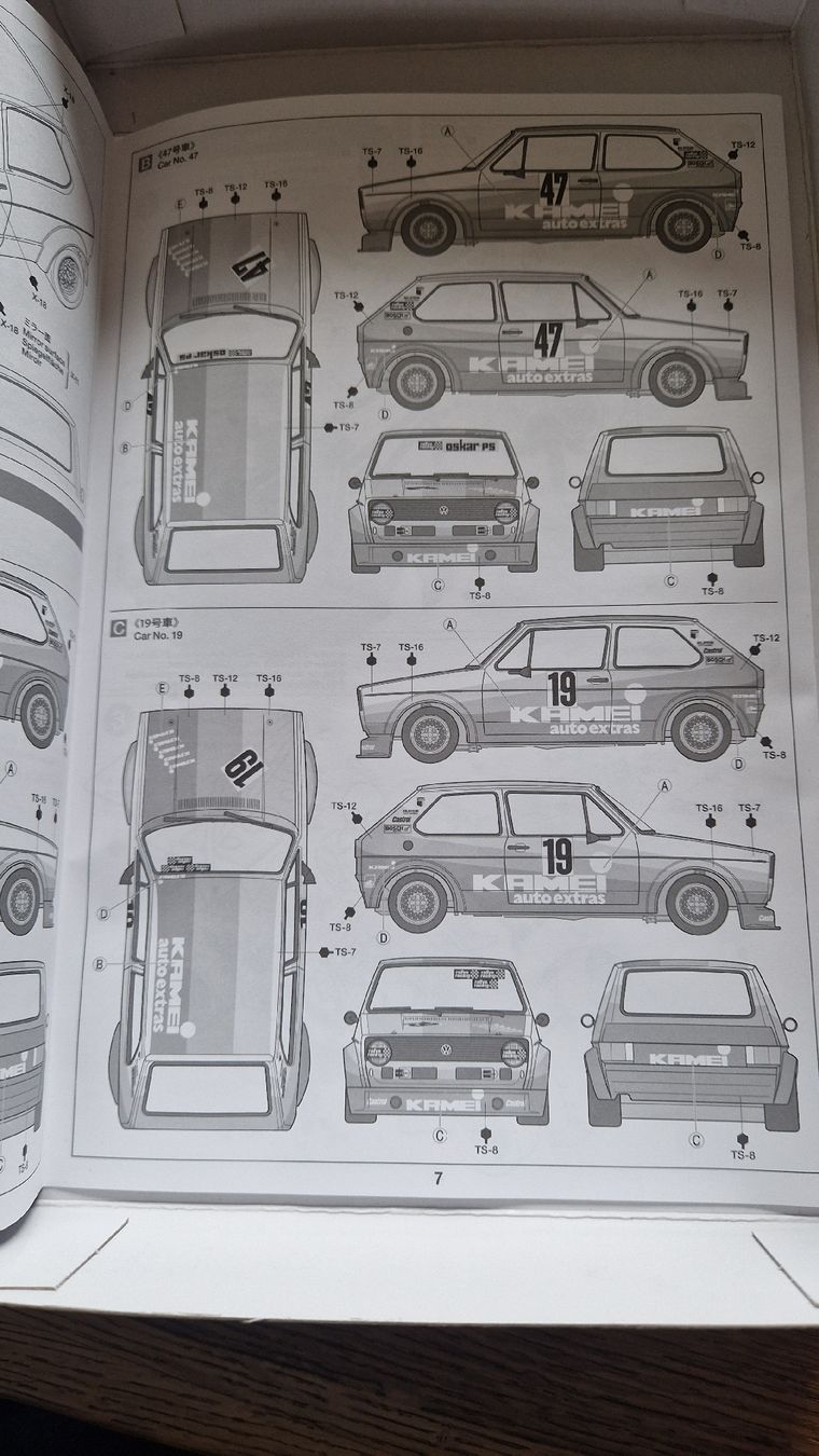 Volkswagen Modellini d'auto: VW Golf Racing Group 2 Modellbausatz – Nuovo (secondo la descrizione) da Trachslau venduto da dbu_zm22 3