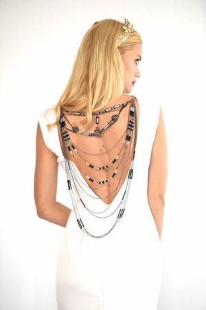 Neues designer RÜCKENFREIES ABENDKLEID