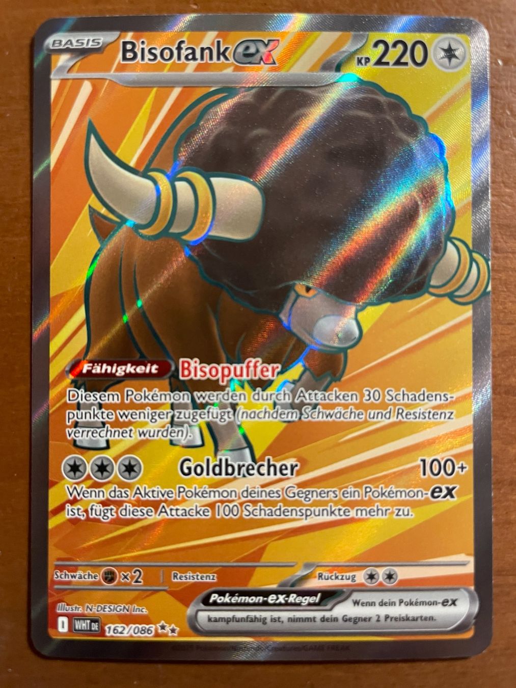 Pokémon Carte collezionabili: Pokemon Bisofank eX (Versand gratis) – Nuovo (secondo la descrizione) da Chur venduto da Angerson