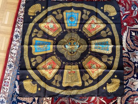 Hermès Foulard „Poste et Cavalerie“