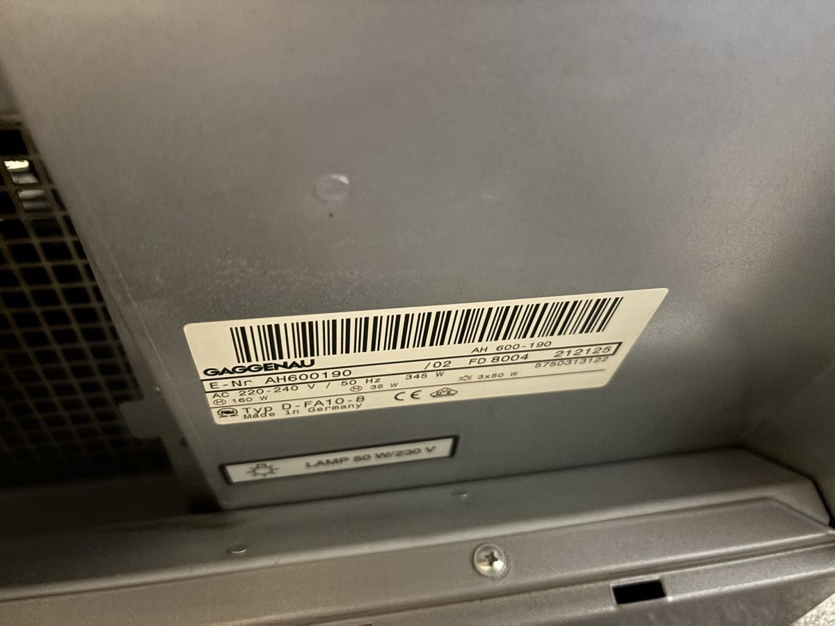Gaggenau Hottes de ventilation: Cappa Gaggenau usata – D'occasion à Chironico par aibot16 1