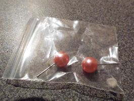 Ohrstecker Perlen, rosa
