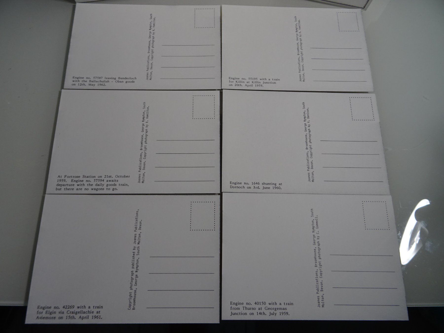 Ansichtskarten: 6 Postcards "Branch Lines in the Highlands" – Gebraucht aus Teufen AR von Brandan2171 4