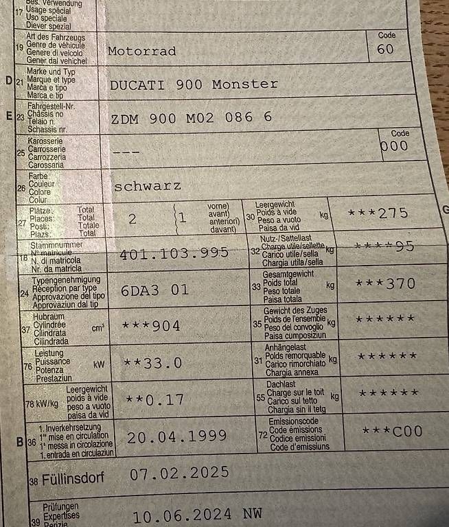 Strasse: Ducati Monster 900 s – Gebraucht aus Pratteln von JamiroRomeo 4