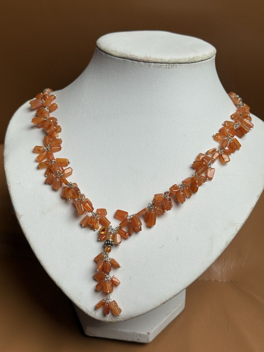 Catenine: Schöne Karneol Kette NEU – Nuovo e nell'imballaggio originale da Basel venduto da Chili007 2