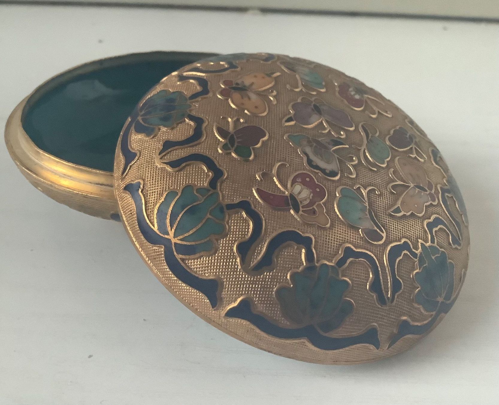 Autres décorations & accessoires: CHINESISCHE CLOISONNÈ Deckeldose – D'occasion à Adlikon b.Regensdorf par Crystaldragon09 3